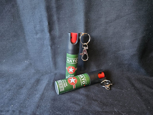 Pepper spray keychain