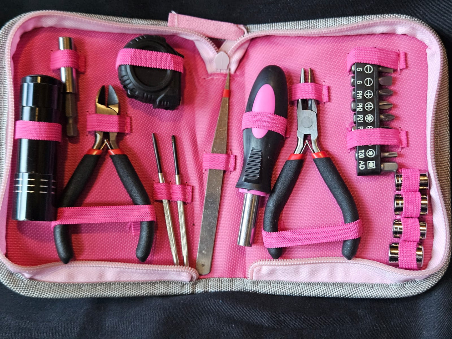 Pink toolbag set